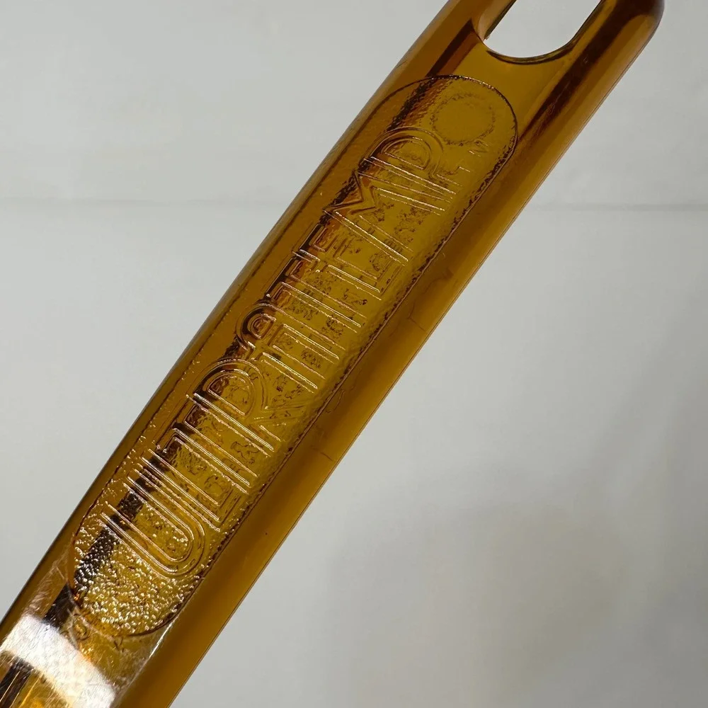 Vintage Ultra Temp Amber Pie Cake Server #2119 Serrated USA Robinson Knife Co